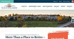 Desktop Screenshot of casadelascampanas.com